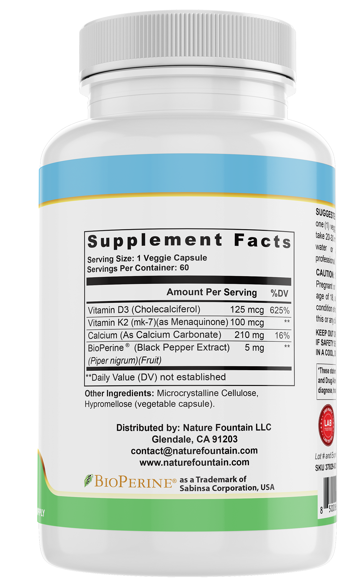 K2 +D3 Vitamins