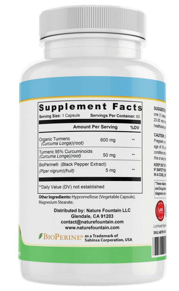 Turmeric w/Bioperine - Image 2